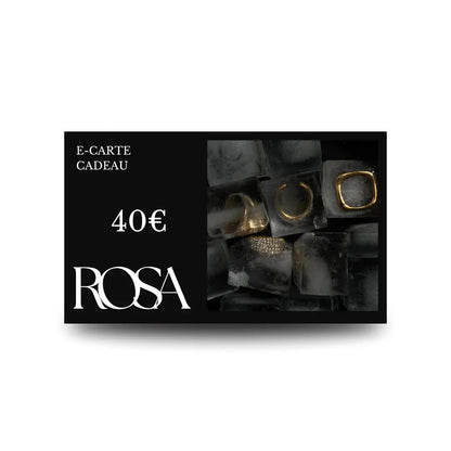 E-CARTE CADEAU ROSA BIJOUX ROSA BIJOUX